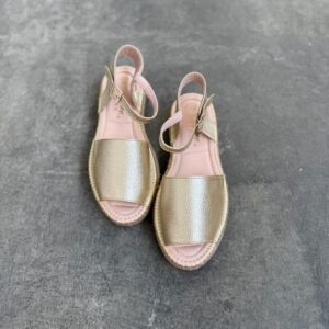 Sandalias planas en planta de Yute