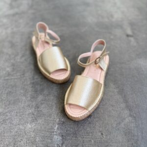 Sandalias planas en planta de Yute