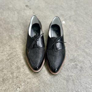 Baleta Puntuda Negra - Tacón 1.2